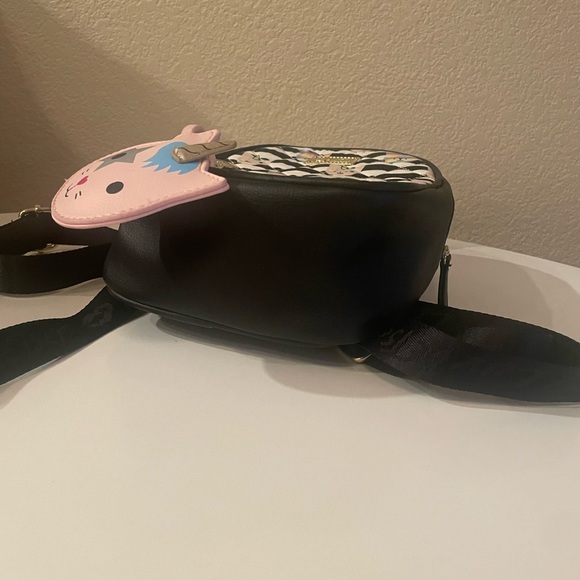 Betsey Johnson Mini Backpack Unicorn Cat Rainbow stripes purse pride caticorn - Picture 8 of 10